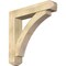 Ekena Millwork Thorton Craftsman Rough Sawn Bracket w/ Offset Brace, Douglas Fir, 8"W x 40"D x 40"H BKT0806X40X40THR04RDF - alternate 1